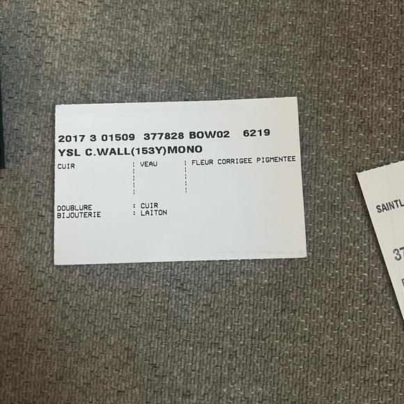 YSL 2017 Cassandre WOC authentic new - Picture 9 of 10